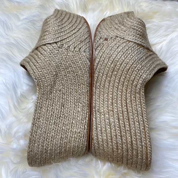 •ESTILO EMPORIO• Woven Jute Wedge / Wedge Slides in {natural} TASHA - Picture 7 of 15